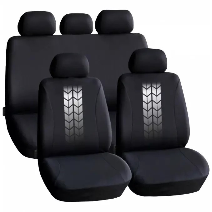 Set huse scaun auto 9 piese, model TIRE TRACKS