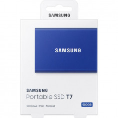 Ssd extern samsung 500gb usb 3.1 blue foto