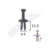 CLIPS FIXARE RENAULT/SEAT - NEGRU SET 25 BUC 61628