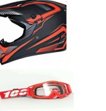 Cumpara ieftin Casca Moto Atv Cross Enduro Downhill + Ochelari 100% ,marimi disponibile S,M si L