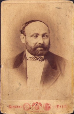 A2707N Portret de bărbat, studio Simonyi, Pest foto