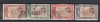 ROMANIA 1907 LP 65 OBOLUL EMISIUNE DE BINEFACERE SERIE STAMPILATA, Stampilat