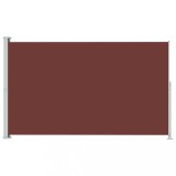 Cumpara ieftin Copertina laterala retractabila de terasa, maro, 180x300 cm