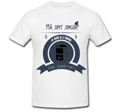 Tricou &amp;quot; Ma simt singur &amp;quot; foto