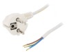 Cablu Electric PVC Alb 2m 3x0,75mm2 16A 250V