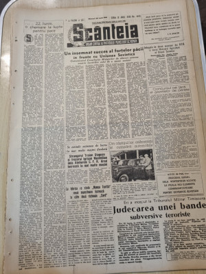 scanteia 22 iunie 1949-com racari dambovita,orezaria beliu bihor foto