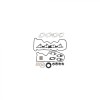 Set garnituri chiulasa NISSALMERA TINO (V10) 2.2 dCi 2003 - prezent CORTECO 418081P, Nissan
