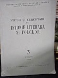Studii si Cercetari de Istorie Literara si Folclor nr.3/1960