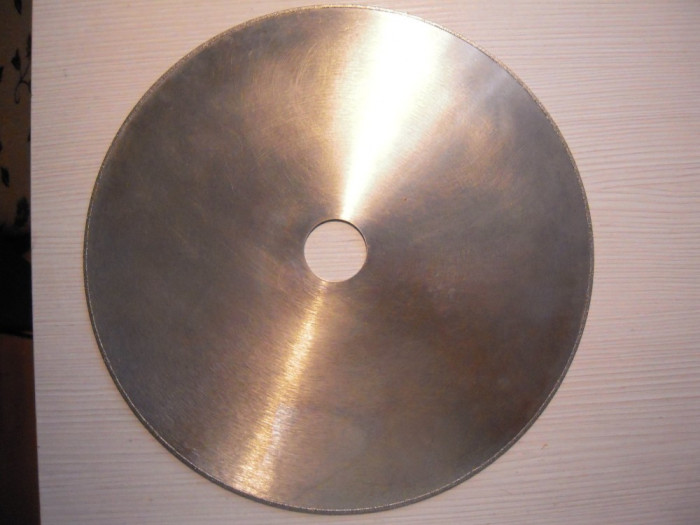 Disc din otel cu margine diamantata debitat sticla/ceramica, ext. 250mm, int. 30