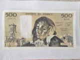 Franta 500 Francs 1987 Noua