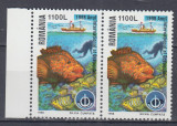 ROMANIA 1998 LP 1464 ANUL INTERNATIONAL AL OCEANULUI PERECHE MNH