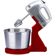 Mixer Hausberg, 250 W, 2 L, 7 viteze, 220 V, bol inox, motor cupru, accesorii incluse, Rosu