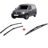 Cumpara ieftin Set 3 stergatoare Volkswagen CADDY III Box Body/MPV 2004-2015, parbriz si luneta, Bosch Twin