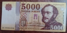 M1 - Bancnota foarte veche - Ungaria - 5 000 forint - 2017