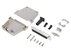 Conector D-Sub HD 62P Mamă Lipire pe Cablu Gold Flash 9-15mm