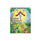 Easter Activity Book for Kids: The Story of Easter Bible Coloring Book with Dot to Dot, Maze, and Word Search Puzzles - (The Perfect Easter Basket St