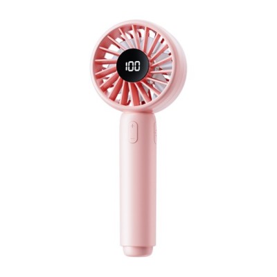 Ventialor Portabil cu Display Digital - Techsuit (CT-110) - Pink foto