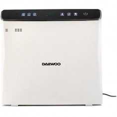 Purificator si umidificator aer DAEWOO DAP400, 75W, Hepa 13, Wi-Fi, alb-negru