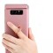 Husa protectie Samsung Galaxy Note 8 Luxury Rose-Gold Plated cu Inel sustinere