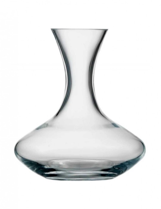 Carafa din sticla clara Decanter cu volum de 750 ml pentru aerarea vinului rosu