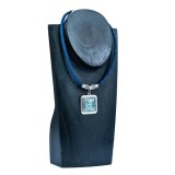 Colier din pluta cu pandantiv patrat Azulejos