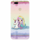 Husa silicon pentru Xiaomi Mi A1, Mermaid Unicorn Play