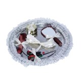 Cumpara ieftin Tavita Turta cu 6 Piese - Inox - 30CM - Ivoire - TPT20