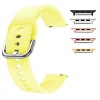 Curea din silicon compatibila cu Apple Watch 9|8|7|6|5|4|3|2|1 Series, 49mm|45mm|44mm|42mm, Lemon Yellow