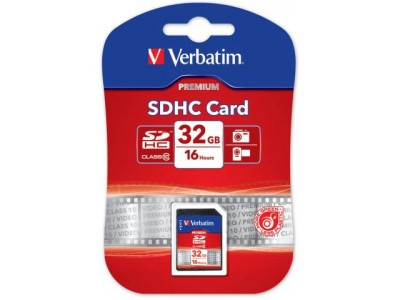 Memory Card Verbatim Premium SDHC, 32GB, Class 10 foto