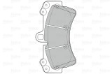 VALEO 302043 FIRST set placute frana,frana disc