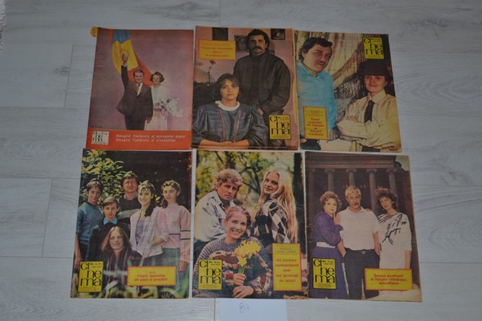 Revista Cinema 1987 (10 numere) si 1989 (2 numere)