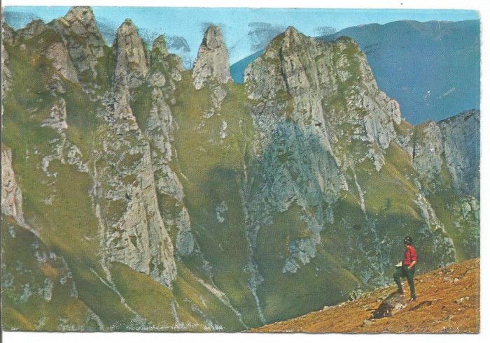 carte postala()-MUNTII BUCEGI-Colitii Morarului