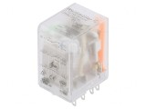 Releu Electromagnetic DPDT 24VDC 10A cu Soclu