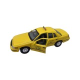 Macheta auto Ford Crown Victoria Taxi New York 1:38, galben, cu mecanism pullback