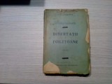 DISERTATII si FOILETOANE -Scrieri Complete - Vol. II - J. I. Niemirower -1919
