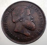 J.365 BRAZILIA PETRUS II 20 REIS 1869