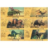 !!! CHINA = FANTASY NOTES - LOT COMPLET 6 DINOZAURI - UNC / CARTON AURIT // NU TRIMIT PRIN CURIER
