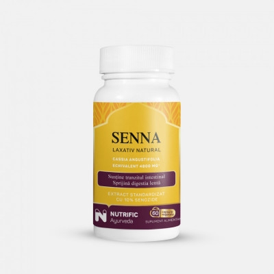 SENNA LAXATIV NATURAL 60cps vegetale NUTRIFIC foto