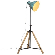 vidaXL Lampă de podea, 25 W, albastru uzat, 75x75x90-150 cm, E27