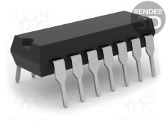 Comparator low-power Cmp 4 3&divide;16V THT DIP14 1nA Texas Instruments
