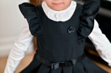 Uniforme scolare: sarafan Ilaria negru