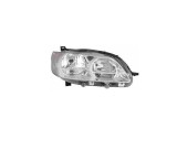 Far Peugeot 301, 01.2013-01.2017, montare fata, dreapta, H1+H7; manual; cu becuri; halogen, VALEO