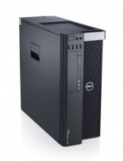 Workstation DELL Precision T3600, Intel Octa Core Xeon E5-2665 2.4 GHz, 16 GB DDR3, 256 GB SSD NOU, Placa Grafica nVidia Quadro 4000, Windows 10 Hom foto