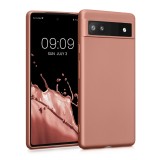 Husa Kwmobile pentru Google Pixel 6a, Silicon, Roz, 57960.211, Carcasa
