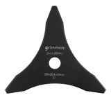 Disc motocoasa pentru tuns iarba, Grunman, otel, 3 lame, D 255 mm, 3 mm