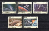 A12 S3 8 - Timbre foarte vechi - Cuba - cosmos - statii spatiale, Spatiu, Stampilat