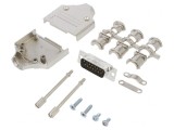 Conector D-Sub 15-Pin Tată Drept Lipire pe Cablu