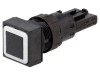 Comutator apăsare 16mm negru Q18D-SW