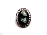 brosa sticla cu model floral 45638