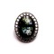 brosa sticla cu model floral 45638